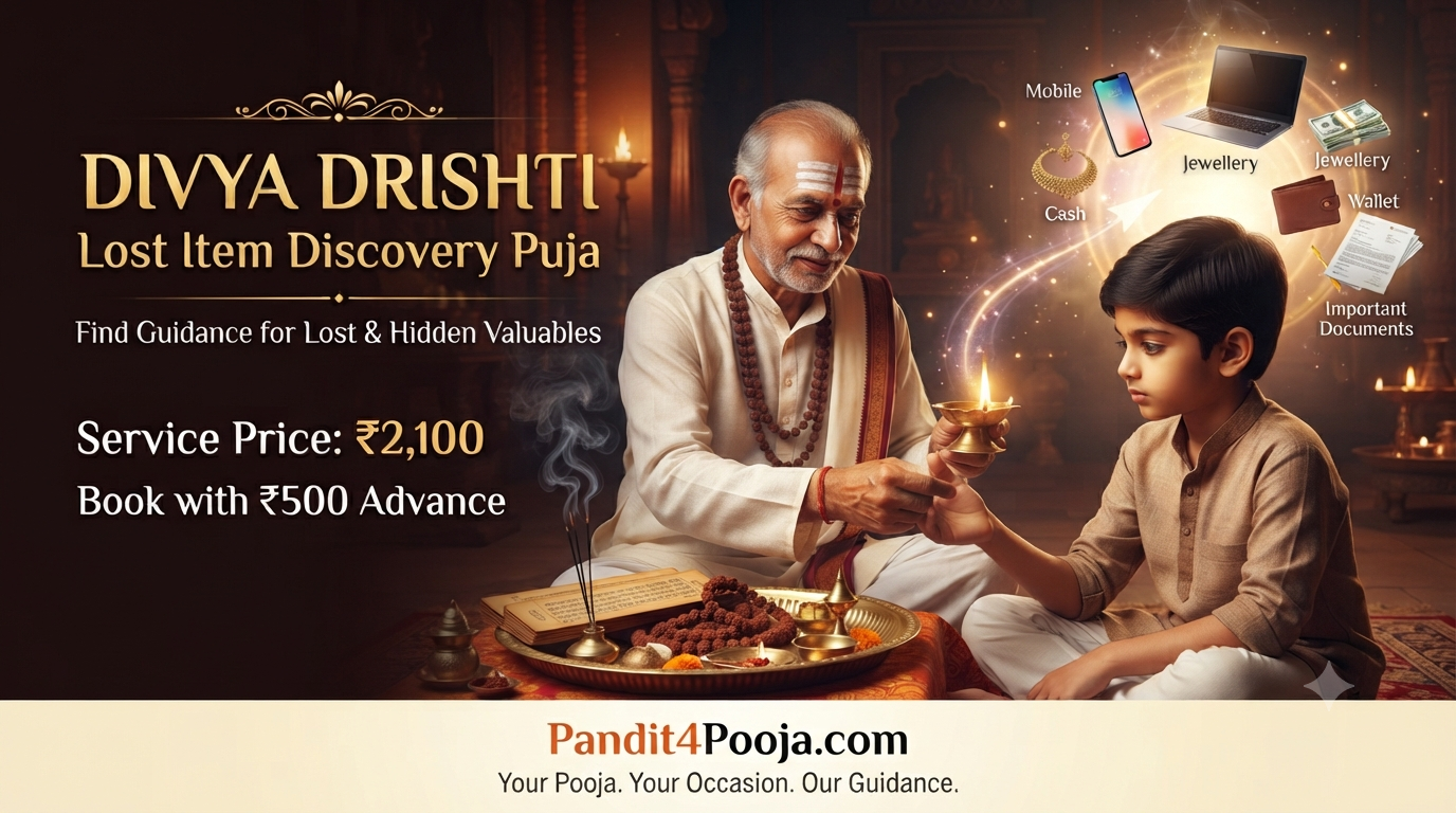 Divya Drishti Lost Item Discovery Puja