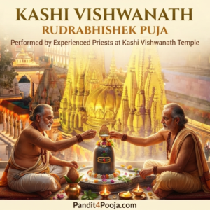 Rudrabhishak At Kashi Vishwanath Temple, Varanasi, India